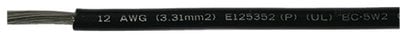 Cobra Wire & Cable - Primary Tinned Copper Wire, 250' 12awg Black - A1012T07250FT