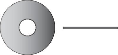 Seachoice - Stainless Fender Washer - 5/16", Od 1-1/2" - 01698