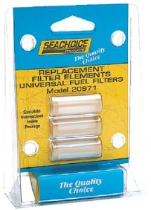 Sea Choice - Replacement Filters Only For 20941 InLine Fuel Filter (Pack of 3) - 20971