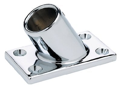 Sea Choice - Rectangular Base Rail Fitting for 7/8" OD Tubing - 37921