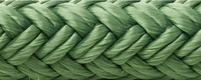 Seachoice - Double Braid Nylon Dock Line 3/8" x 15' - 39681 FOREST GREEN
