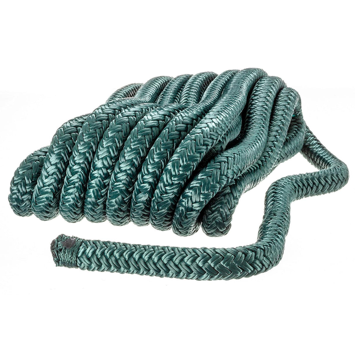 Seachoice - Double Braid Nylon Dock Line | Forest Green | 1/2" x 20' | 39711