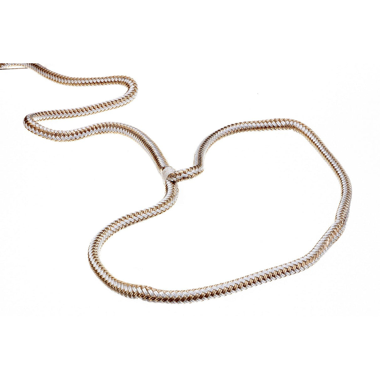 Seachoice - Double Braid Nylon Dock Line | Gold/White | 3/8" x 25' | 40021