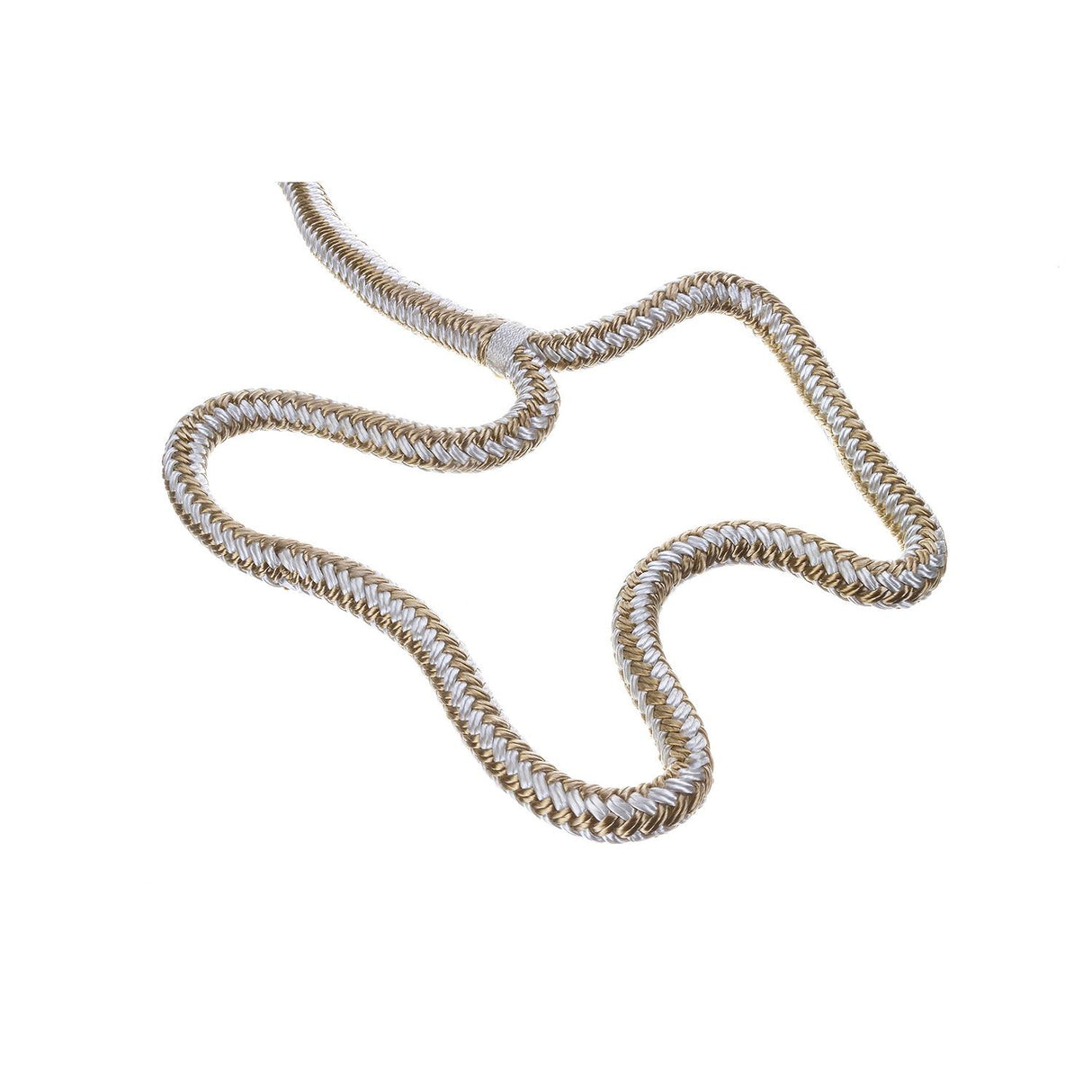 Seachoice - Double Braid Nylon Dock Line | Gold/White | 1/2" x 25' | 40041