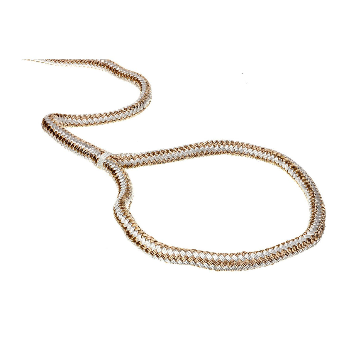 Seachoice - Double Braid Nylon Dock Line | Gold/White | 5/8" x 35' | 40061
