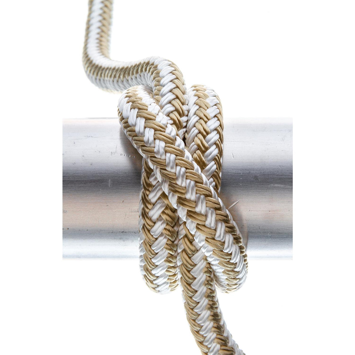 Seachoice - Double Braid Nylon Dock Line | Gold/White | 3/8" x 20' | 40081