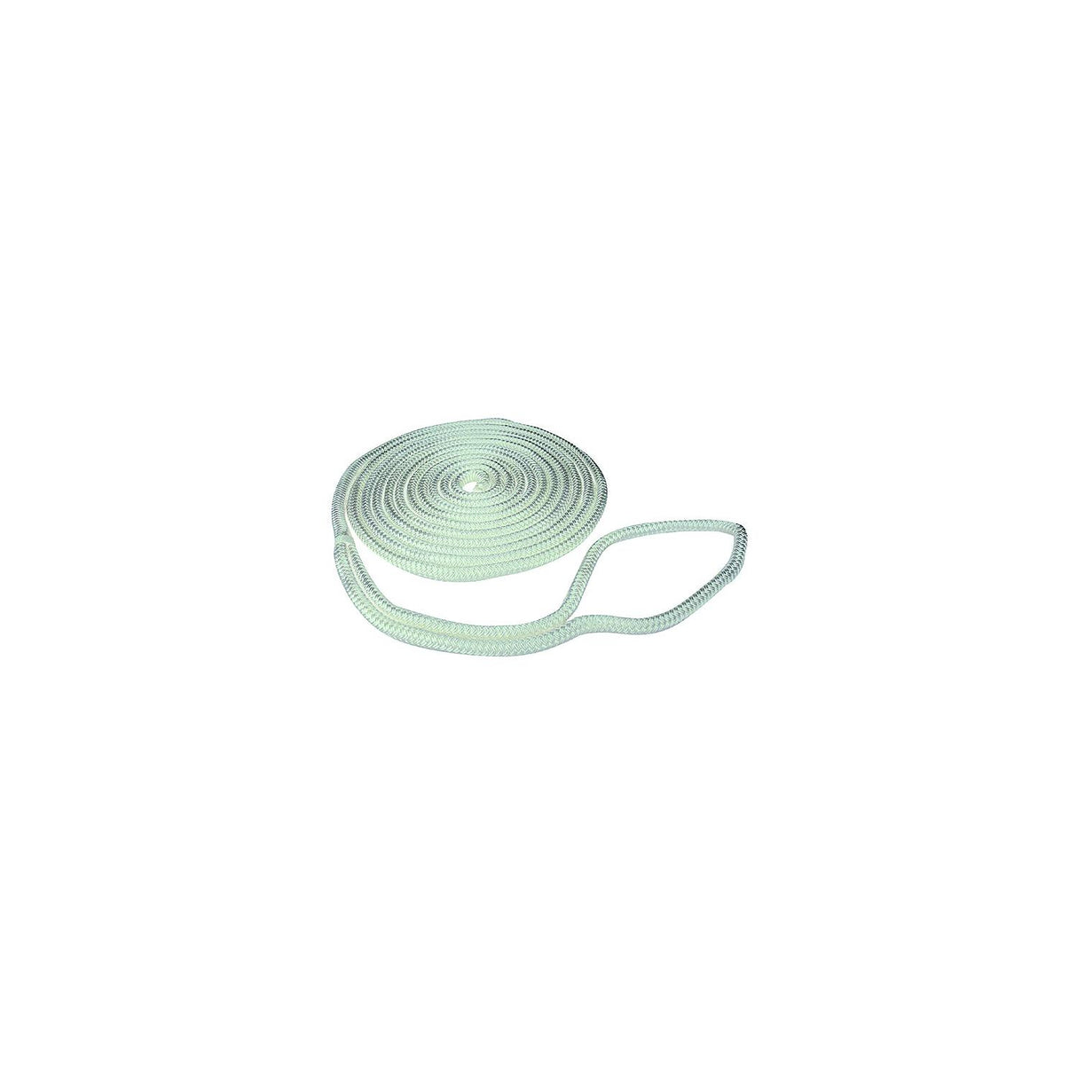 Seachoice - Double Braid Nylon Dock Line | White | 3/8" x 15' | 40091