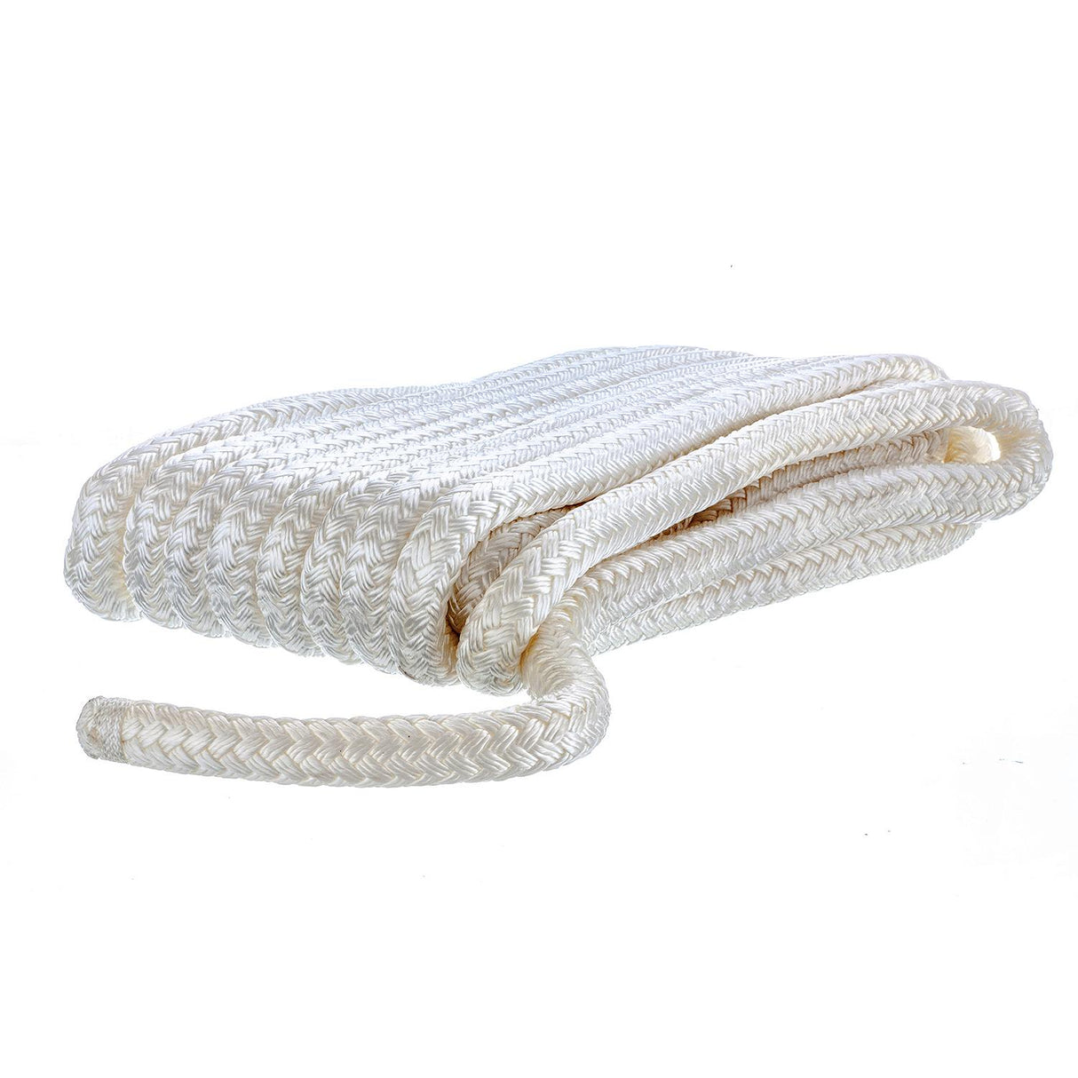 Seachoice - Double Braid Nylon Dock Line | White | 5/8" x 35' | 40141