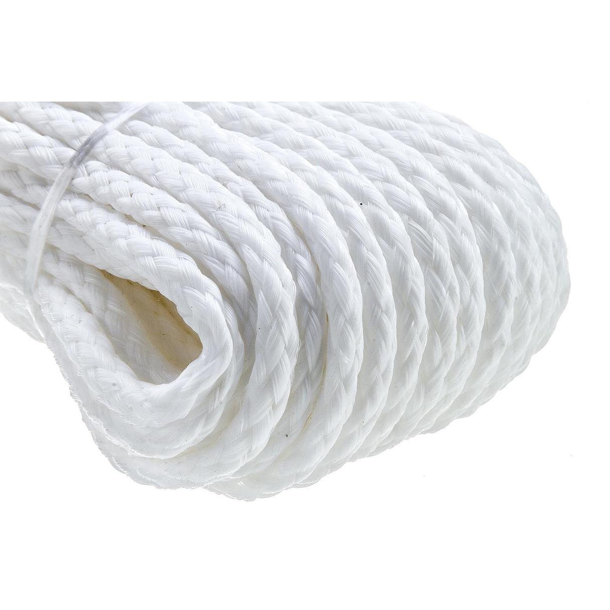 Sea Choice - Línea de anclaje de polipropileno trenzado hueco - Blanco - 1/4" x 50' - 40201