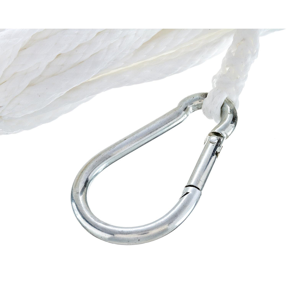 Seachoice - Hollow Braid Poly Anchor Line | White | 3/8" x 75' | 40211