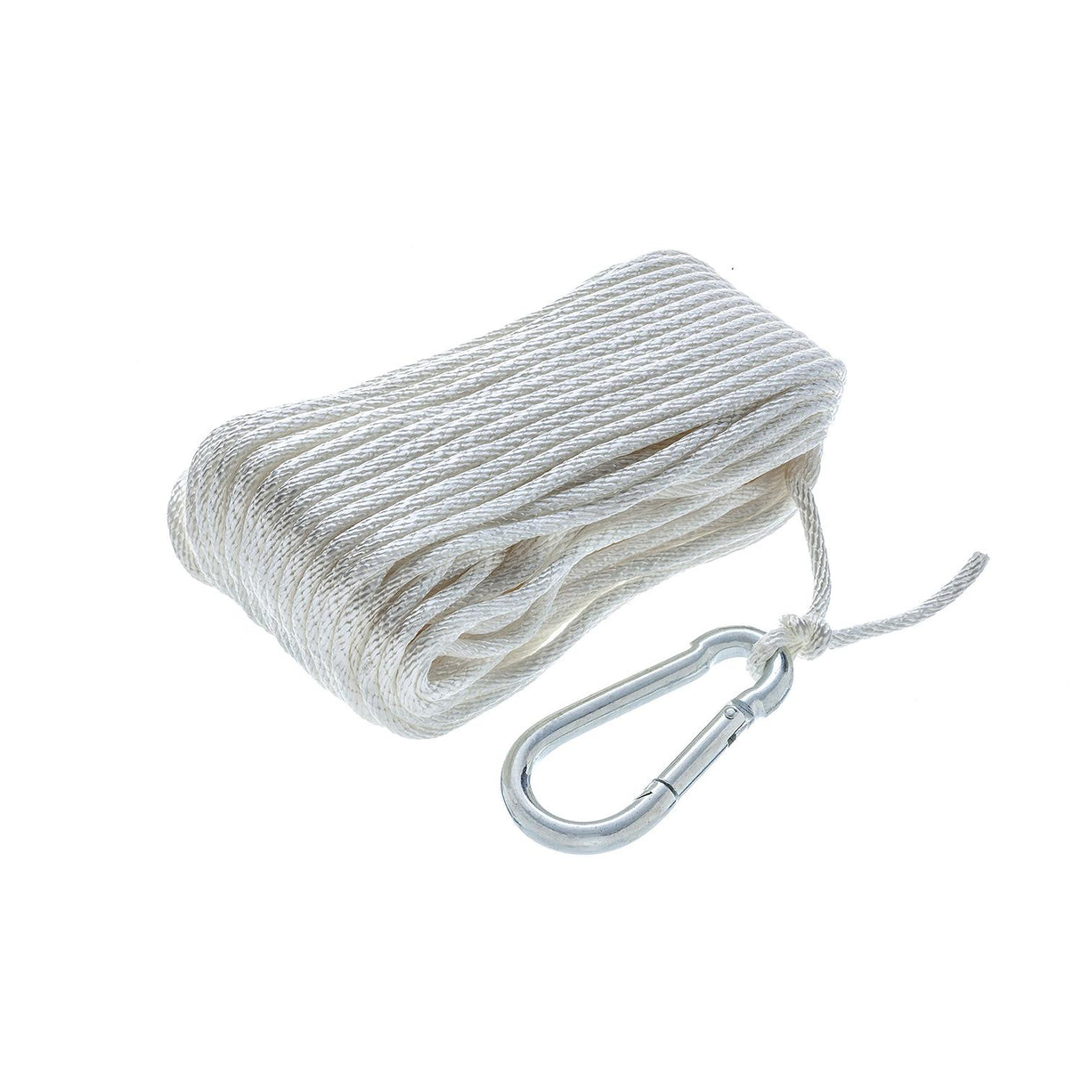 Sea Choice - Ligne d'ancre en nylon tressé solide, blanche, 3/16 po x 100 pi - 40221