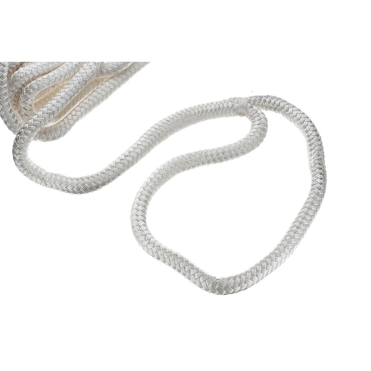 Seachoice - Double Braid Nylon Dock Line | White | 5/8" x 25' | 40251