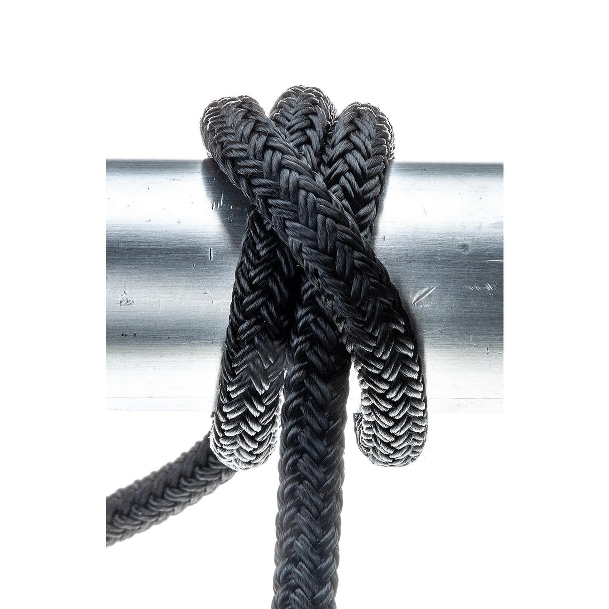 Seachoice - Double Braid Nylon Dock Line | Black | 3/8" x 15' | 40291