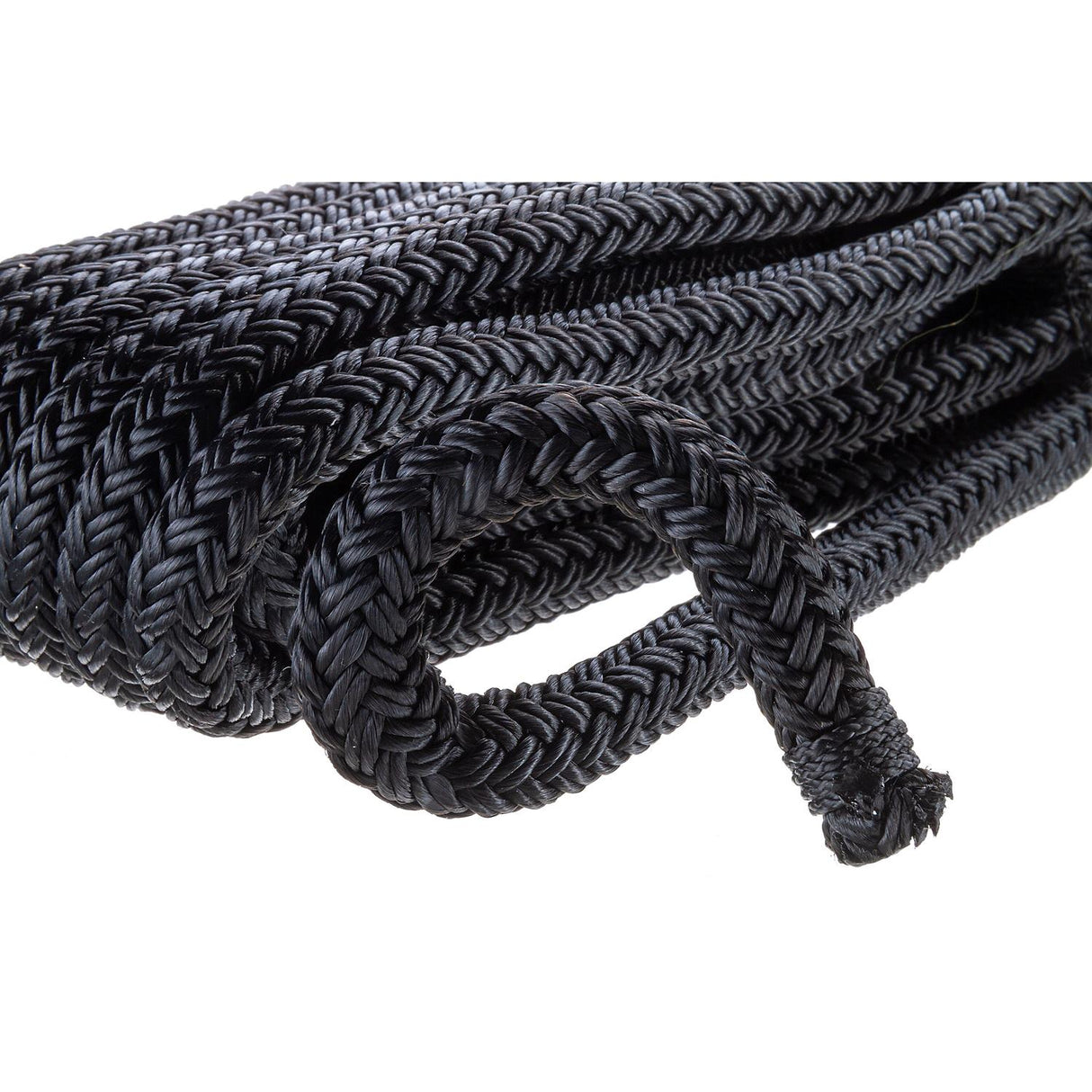 Seachoice - Double Braid Nylon Dock Line | Black | 1/2" x 15' | 40351
