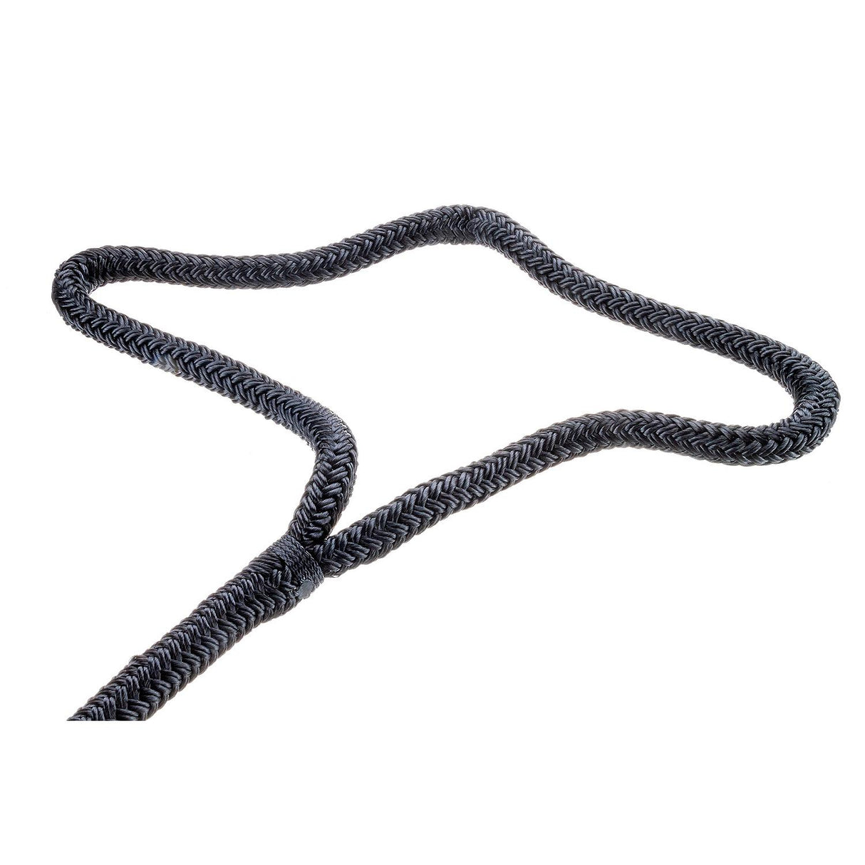 Seachoice - Double Braid Nylon Dock Line | Black | 1/2" x 25' | 40381