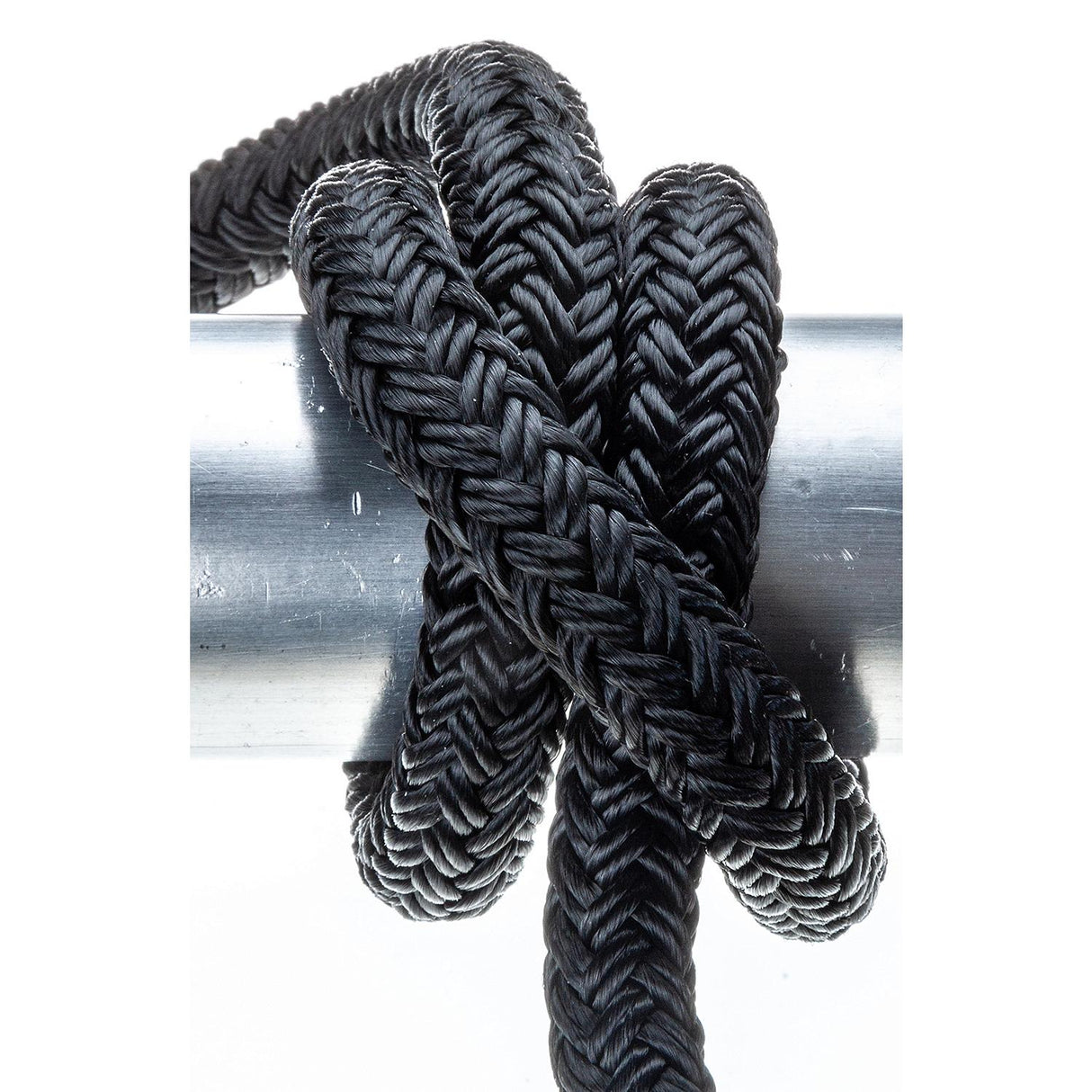 Seachoice - Double Braid Nylon Dock Line | Black | 1/2" x 20' | 40401