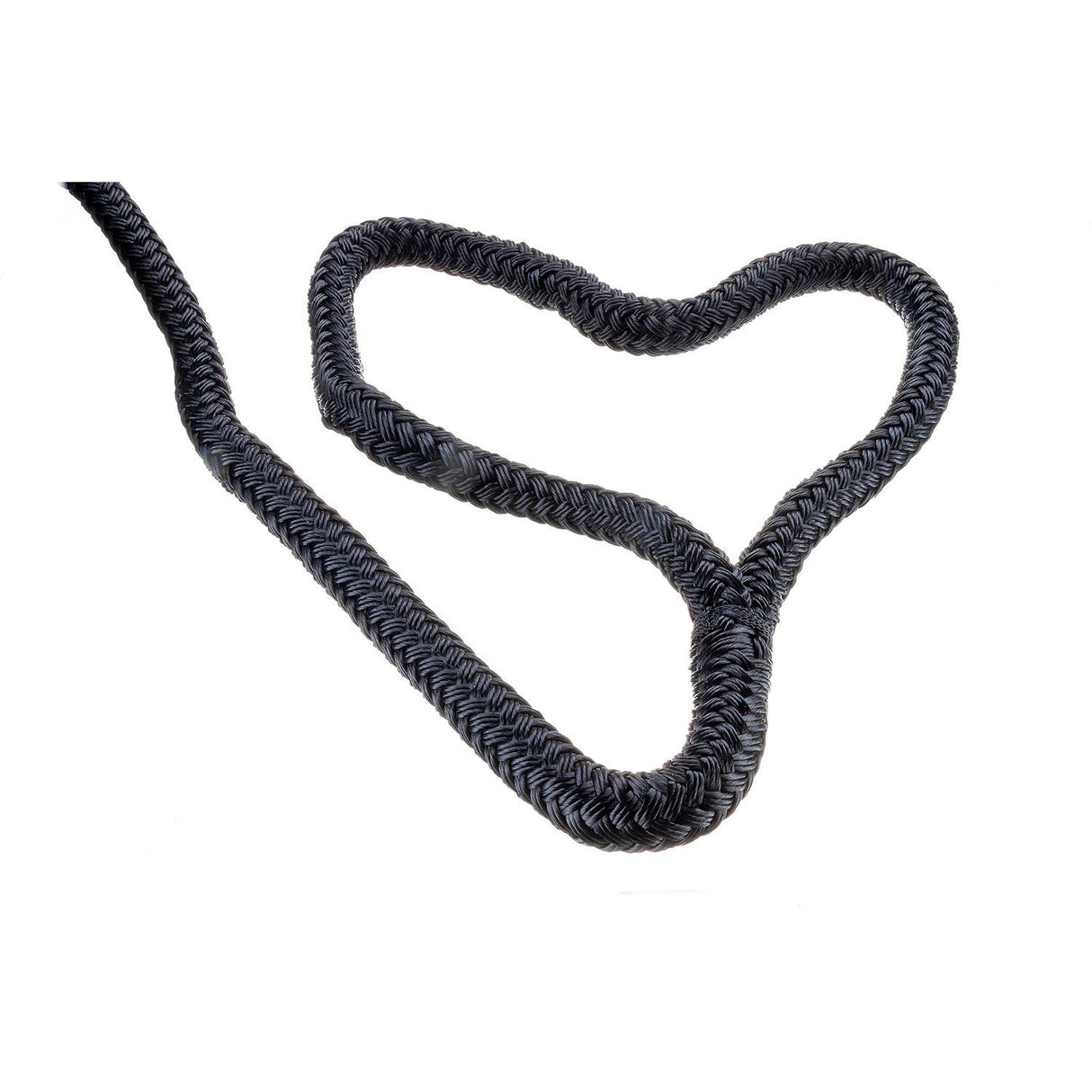 Seachoice - Double Braid Nylon Dock Line | Black | 5/8" x 25' | 40441