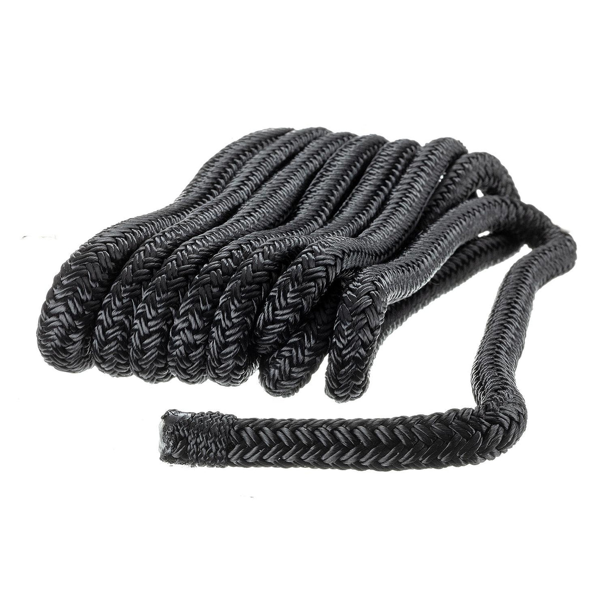 Seachoice - Double Braid Nylon Dock Line | Black | 3/8" x 10' | 40501