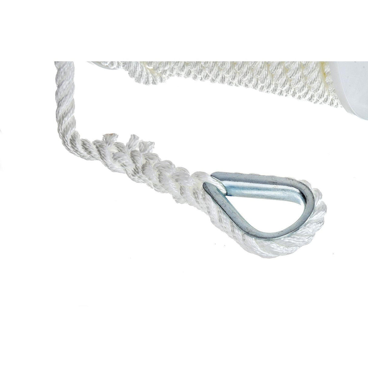 Seachoice - 3-Strand Twisted Nylon Anchor Line | White | 3/8" x 150' | 40721