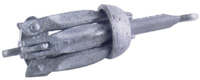 Seachoice - Galvanized Folding Grapnel Anchor - 1.5 lb. - 41050