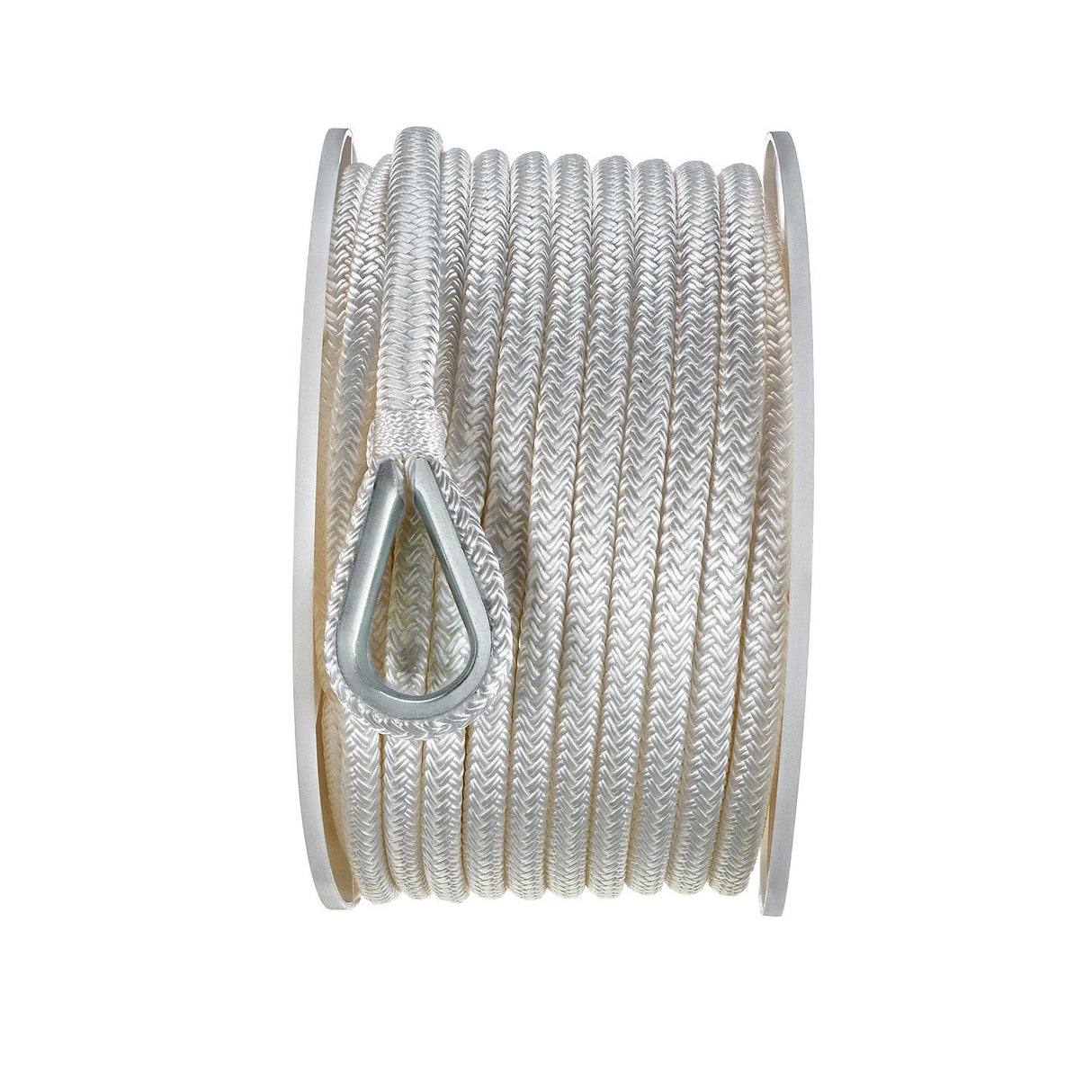 Seachoice - Double Braid Nylon Anchor Line | White | 3/8" x 100' | 42101