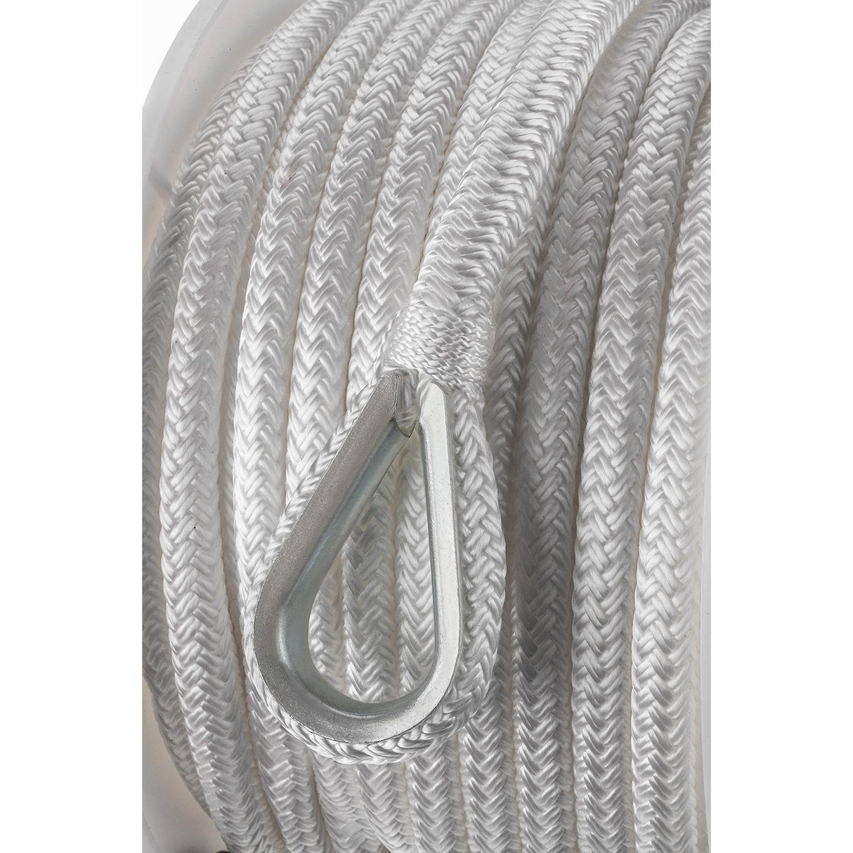 Seachoice - Double Braid Nylon Anchor Line | White | 3/8" x 100' | 42101