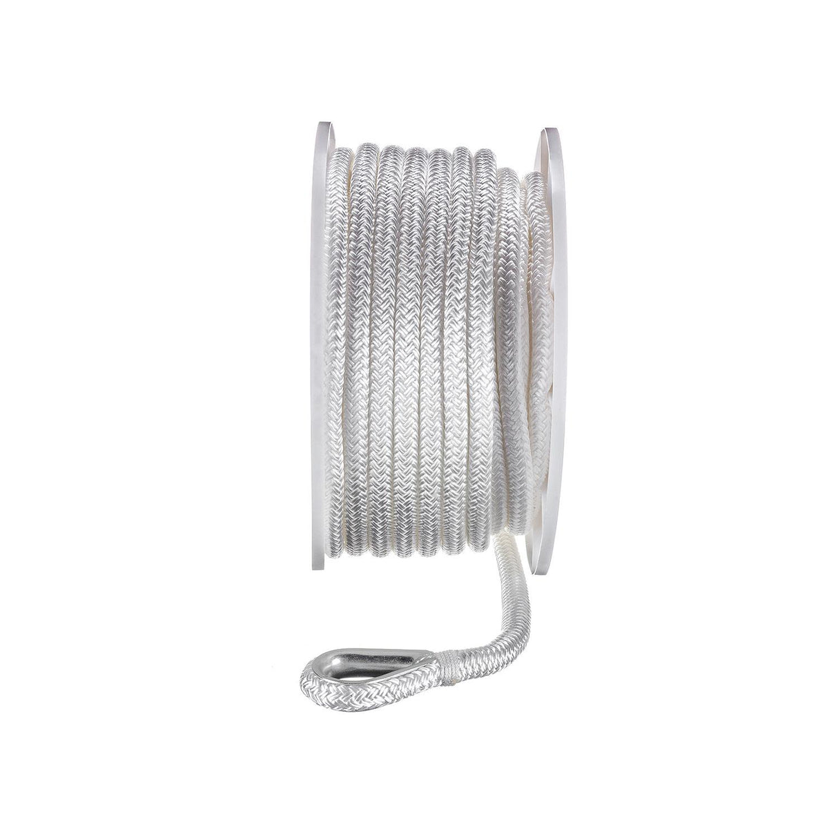 Seachoice - Double Braid Nylon Anchor Line | White | 1/2" x 100' | 42121