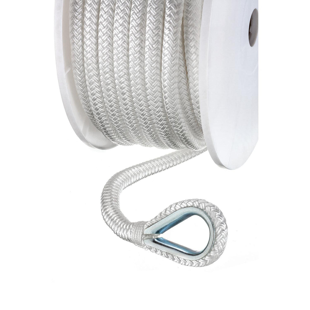 Seachoice - Double Braid Nylon Anchor Line | White | 1/2" x 100' | 42121