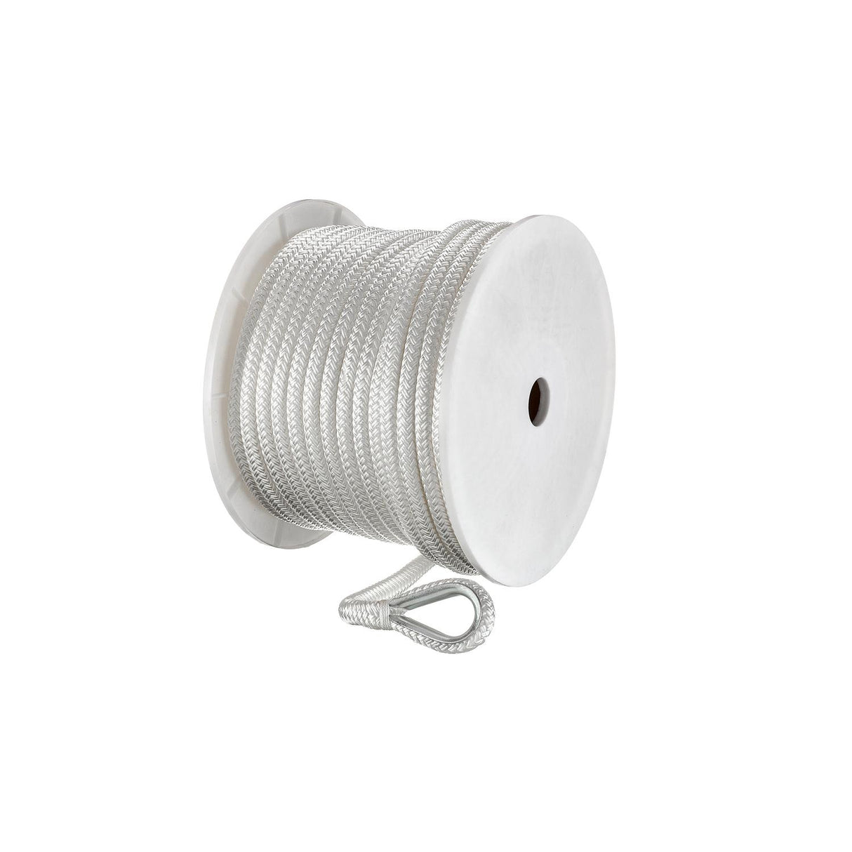Seachoice - Double Braid Nylon Anchor Line | White | 1/2" x 150' | 42131