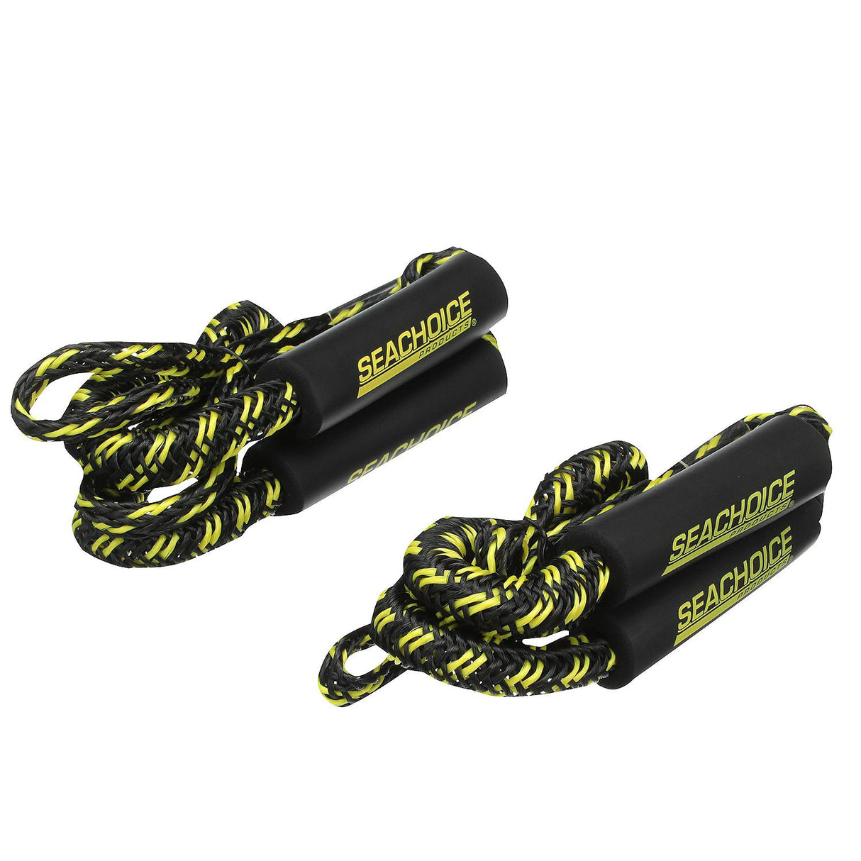 Seachoice - Bungee/Stretch Dock Line | Black/Yellow | 4' Stretches to 5-1/2' | 42461
