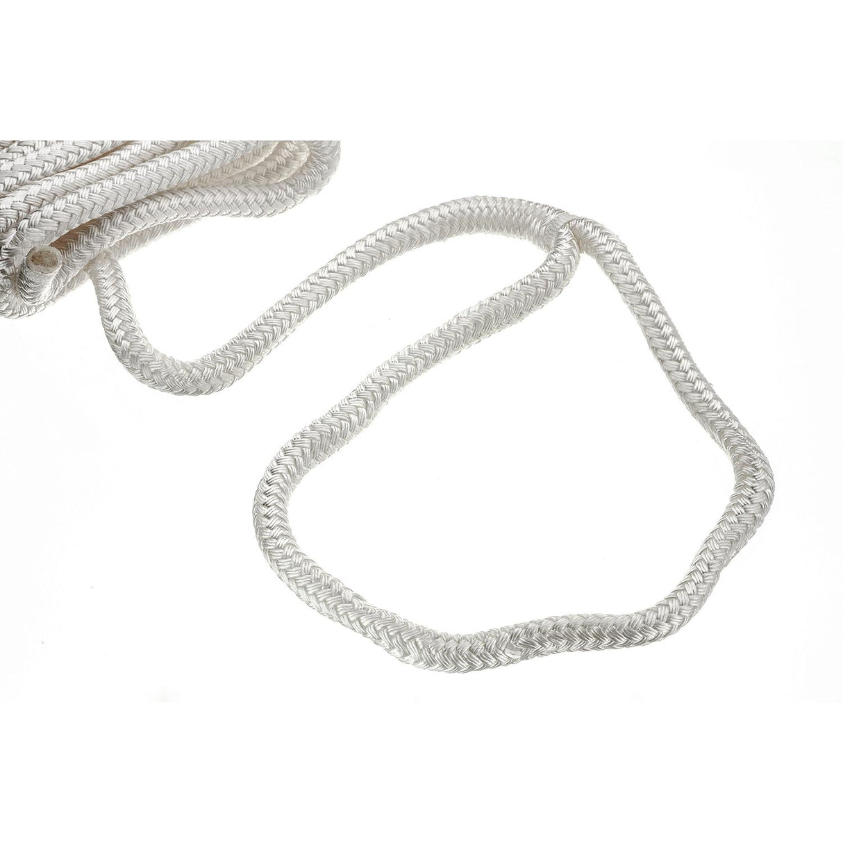 Seachoice - Double Braid Nylon Dock Line | White | 5/8" x 30' | 46951