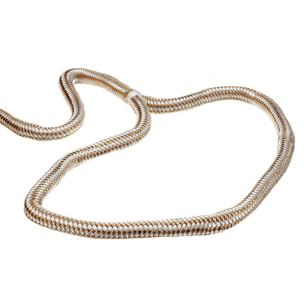 Seachoice - Double Braid Nylon Dock Line | Gold/White | 3/4" x 25' | 47401