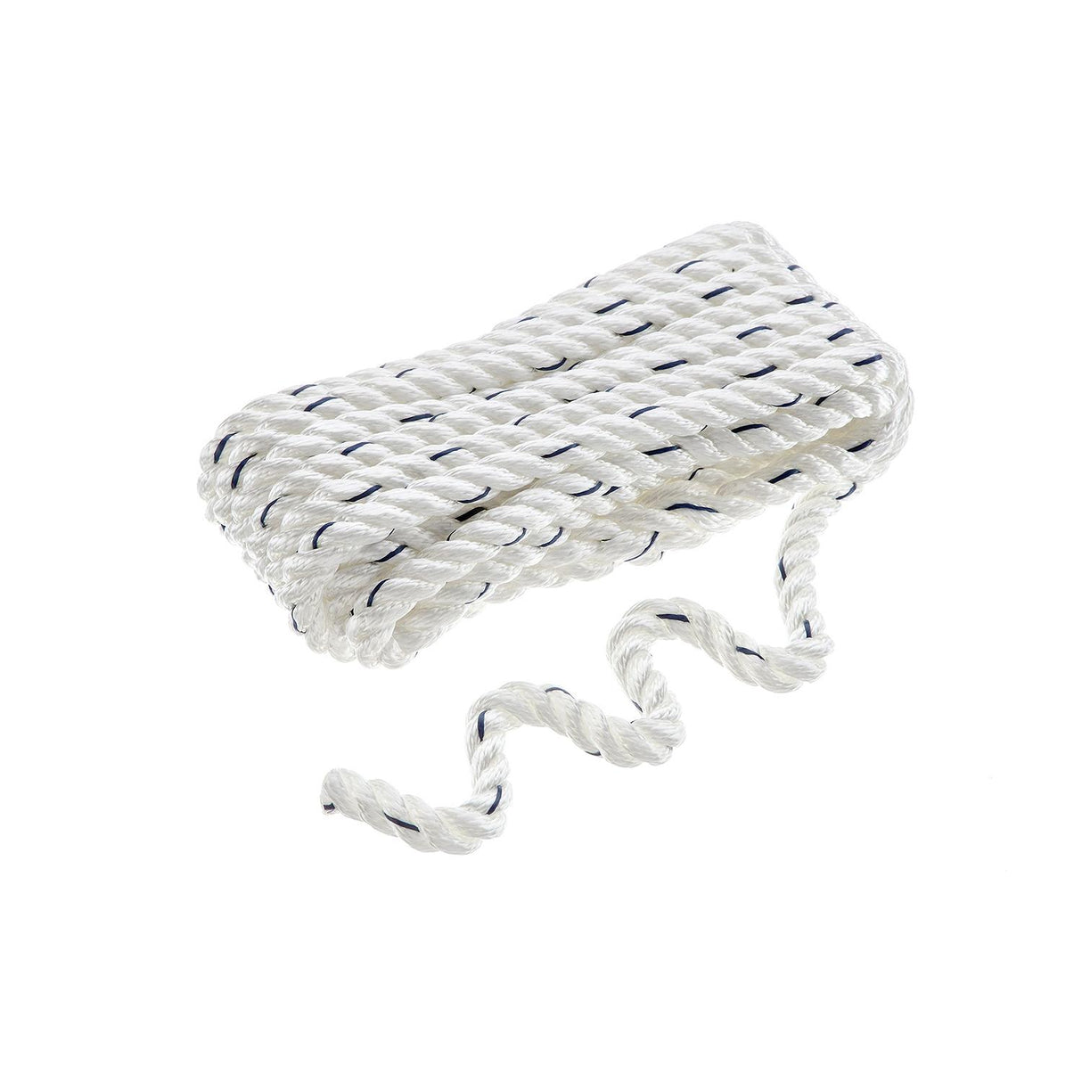 Seachoice - Three Strand Twisted Nylon Dock Line with Tracer