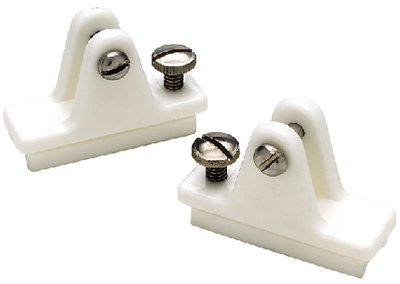 Sea Choice - Nylon Side Mount Deck Hinges With Stainless Steel Slide Lock (2 Per Pack) - 76281