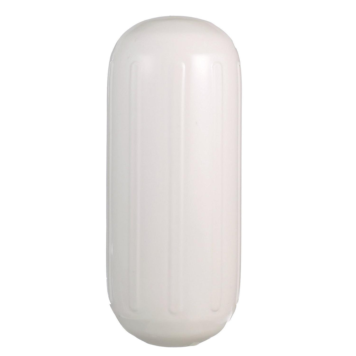 Seachoice - Center Hole Ribbed Fender | White | 8" x 20" | DE71201S