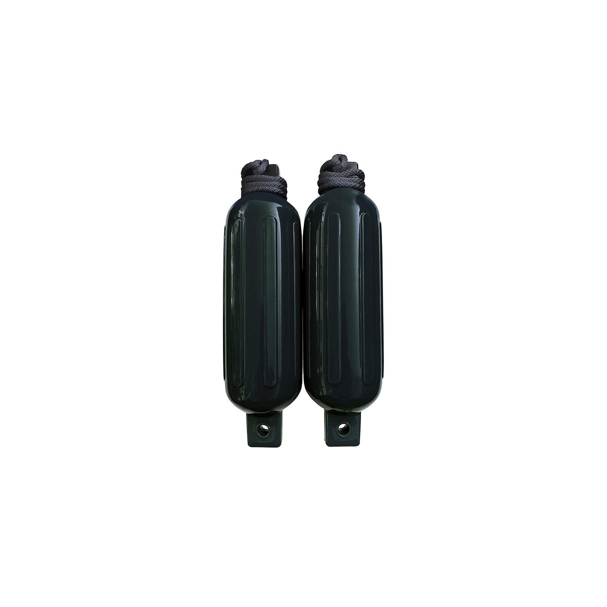 Seachoice - Twin Eye Ribbed Fender Kit | 2 Pack | Black | 5.5" x 20" | 79261