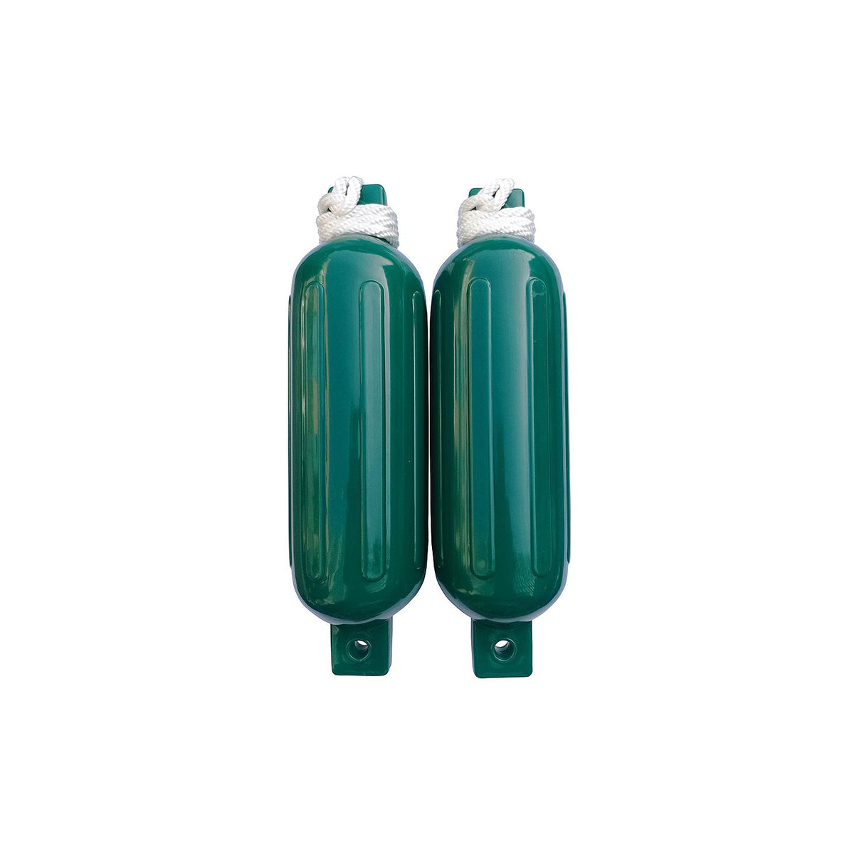 Seachoice - Twin Eye Ribbed Fender Kit | 2 Pack | Green | 5.5" x 20" | 79257