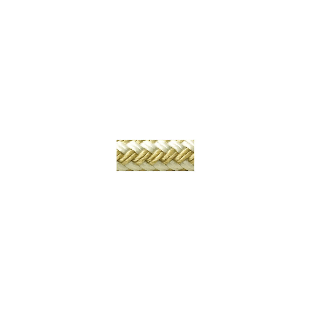 Seachoice - Double Braid Nylon Dock Line | Gold/White | 5/8" x 20' | 40071