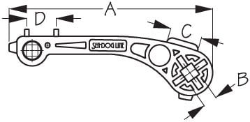 Sea-Dog Line - Plugmate Garboard Wrench - 5200451