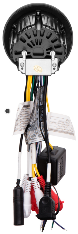 Boss Audio - MGR350B Marine Gauge Style Radio - MP3/AM/FM/RDS Receiver - MGR350B