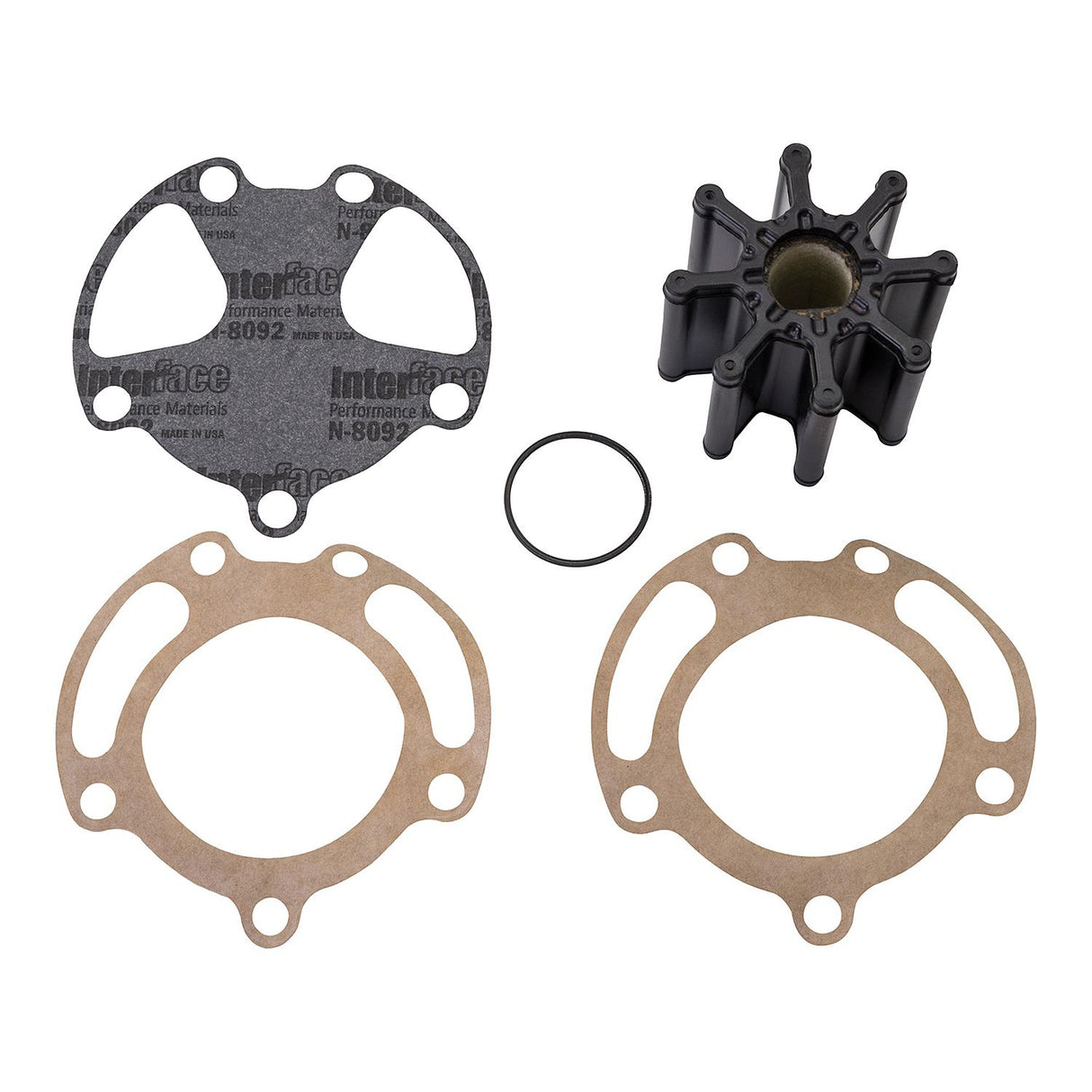 Mercury Mercruiser - Sea Water Pump Impeller Kit - Fits Plastic 2 pc. Body Sea Water Pump - 47-59362A4
