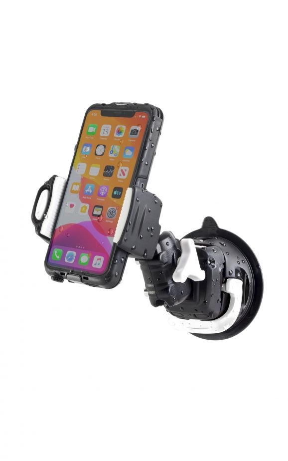 Scanstrut - ROKK Mini Kit w/Universal Phone Clamp, Adjustable Arm Mini Suction Cup Base - RLS-509-405