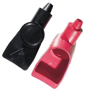 Ancor - Battery Terminal Boot, Wing Nut Style - For #4-#2 (1 Ea. Red and Black) - 260350
