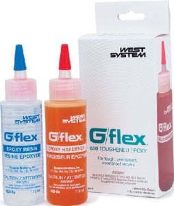 West System - G/Flex Epoxy Bottles, 8 oz. 2/Kit - 6508