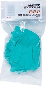 West System - Disposable Gloves, 4 Pr. - 8324