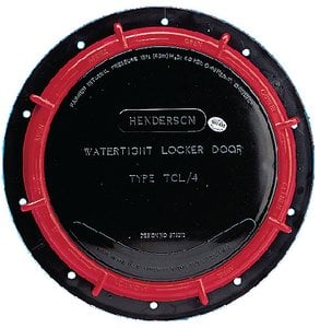 Whale Water Systems - Watertight Locker Door - Black - 9-1/4" - LD4000