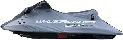 Yamaha Waverunner Covers - EX Deluxe Sport EXR - Black-Charcoal - 2017-2024 - MWV-CVREX-DL-19