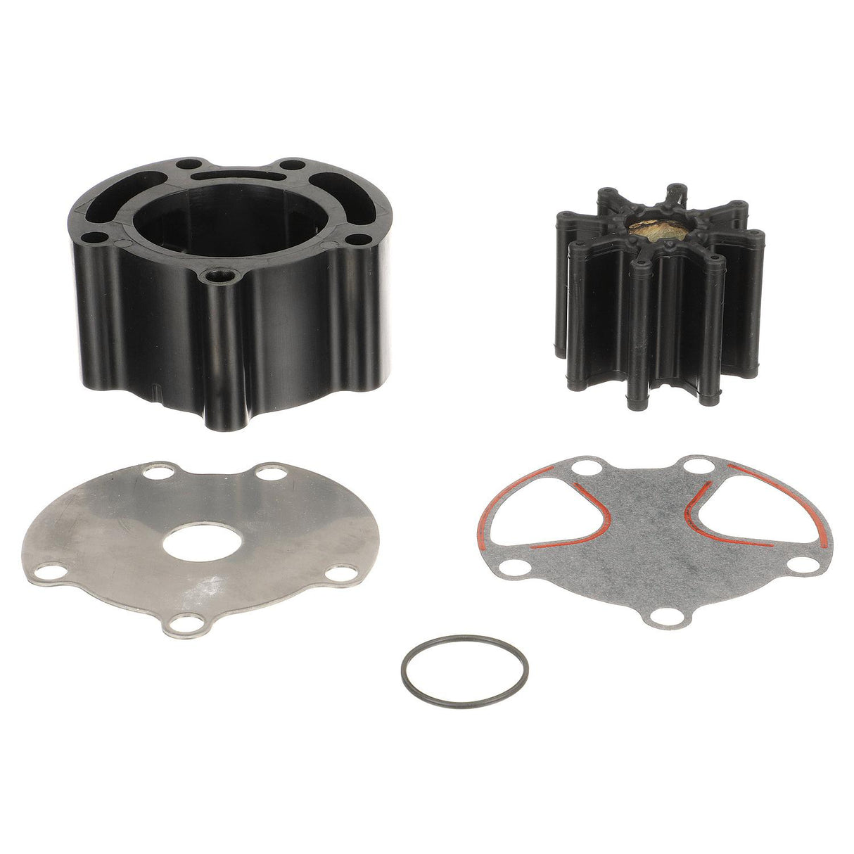 Mercury Mercruiser - Body/Impeller Kit - Fits Plastic 2 pc. Body Sea Water Pump - 46-72774A89