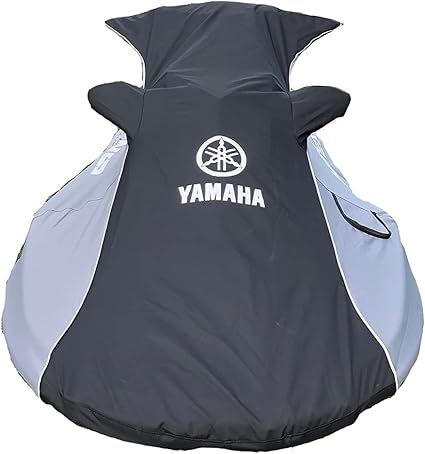 Yamaha Waverunner Covers - EX Deluxe Sport EXR - Black-Charcoal - 2017-2024 - MWV-CVREX-DL-19
