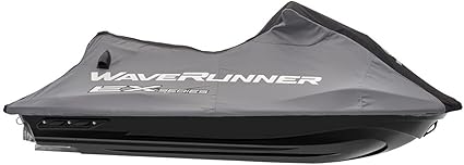 Yamaha Waverunner Cover - EX - Black-Charcoal - 2017- Current - MWV-CVREX-BS-19